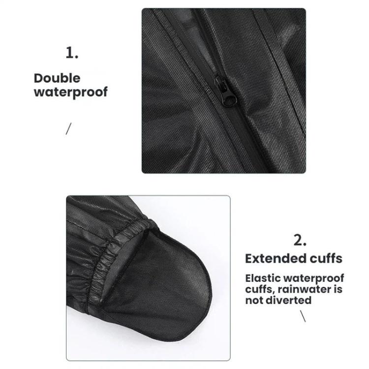 WEST BIKING Reflective Outdoor Waterproof Lightweight Cycling Raincoat, S, M, L, XL, XXL, XXXL, XXXXL