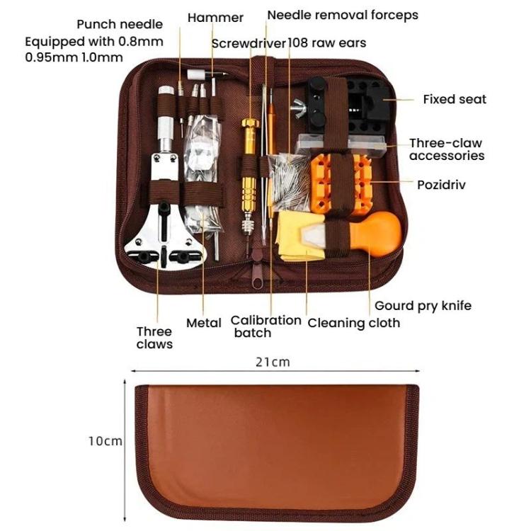 149pcs Watch Repair Tools Watch Band Disassembly Combination Tool Set, TZ-009 149pcs