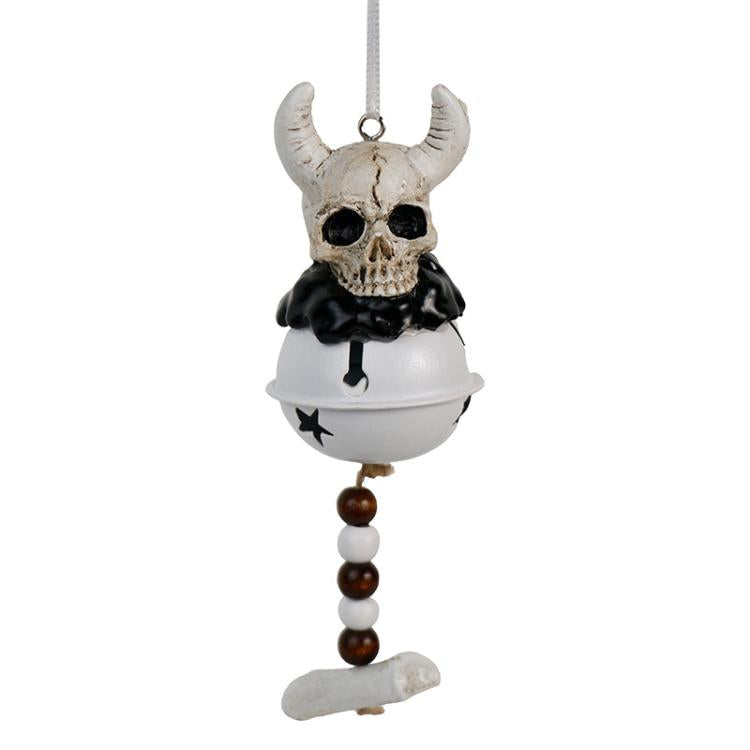 Halloween Decorations Horror Devil Wind Chime Home Party Hanging Decoration, Bullhead, Wings