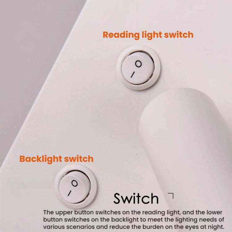 Simple Bedroom Bedside LED Wall Lamp Hotel Room USB Reading Light, Right