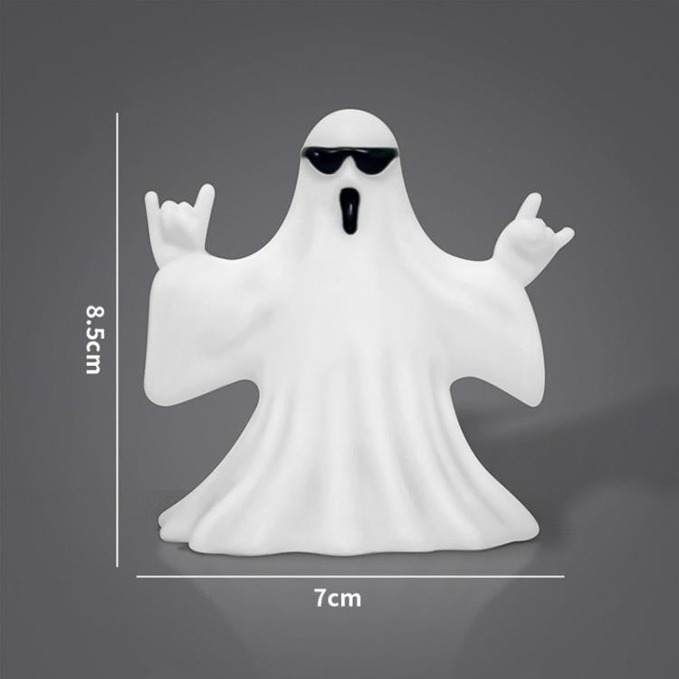 Ghost Desktop Ornament Halloween Decoration Prop, Little Ghost, Ghost Sunglasses, Pumpkin Ghost, Finger