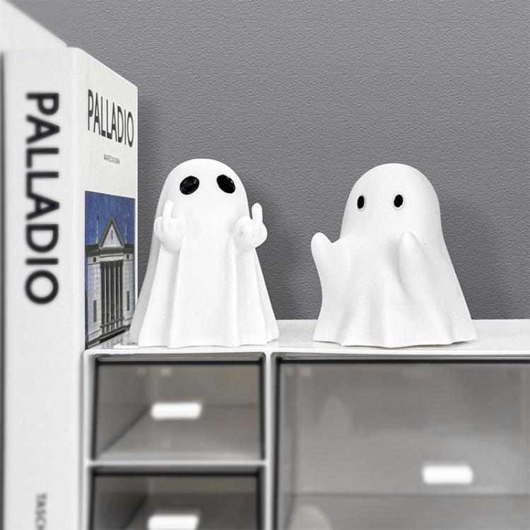Ghost Desktop Ornament Halloween Decoration Prop, Little Ghost, Ghost Sunglasses, Pumpkin Ghost, Finger