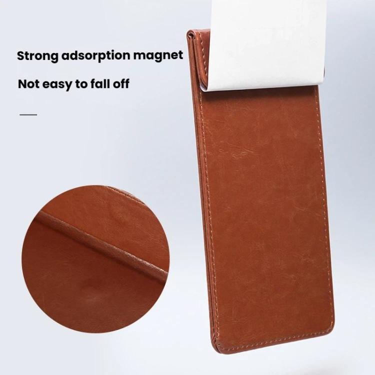 Magnetic PU Leather Clipboard with Pen Holder Portable Notepad Board Folder, A7 Brown, A7 Black, A7 Blue, A6 Brown, A6 Black, A6 Blue, B6 Brown, B6 Blue