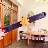 2pcs Halloween Slap Bracelets Halloween Children Gift Decorations, Pumpkin, Hat, Ghost, Little Spider