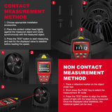 HABOTEST Photoelectric Digital Display Handheld Tachometer