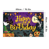 Halloween Background Banner Atmosphere-Enhancing Decorative Backdrop, 9, 12, 19, 25, 31, 36