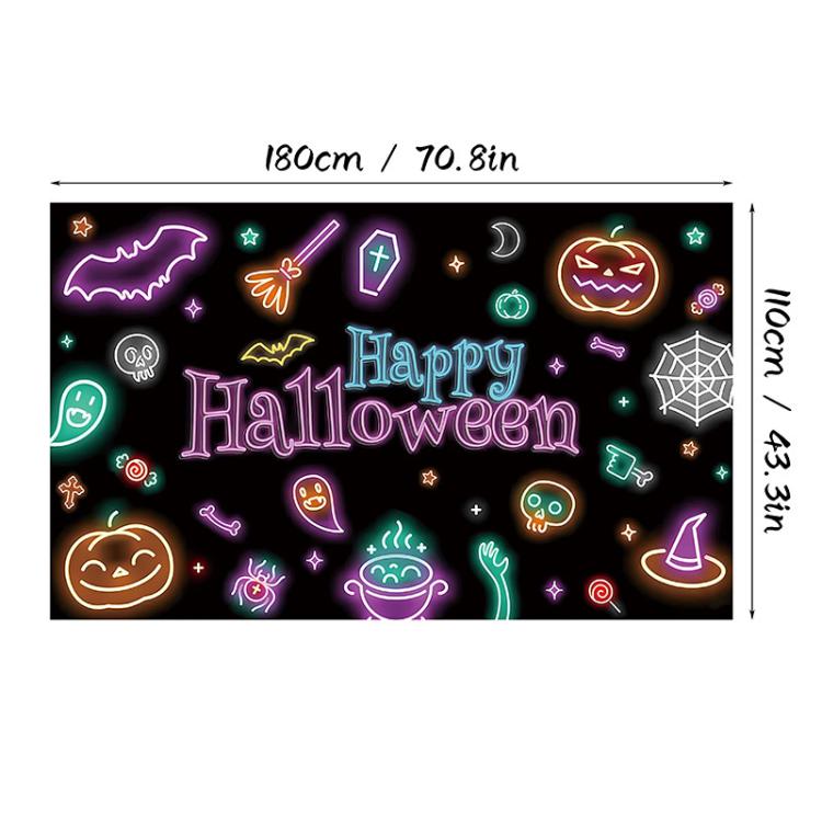 Halloween Background Banner Atmosphere-Enhancing Decorative Backdrop, 9, 12, 19, 25, 31, 36