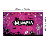 Halloween Background Banner Atmosphere-Enhancing Decorative Backdrop, 9, 12, 19, 25, 31, 36