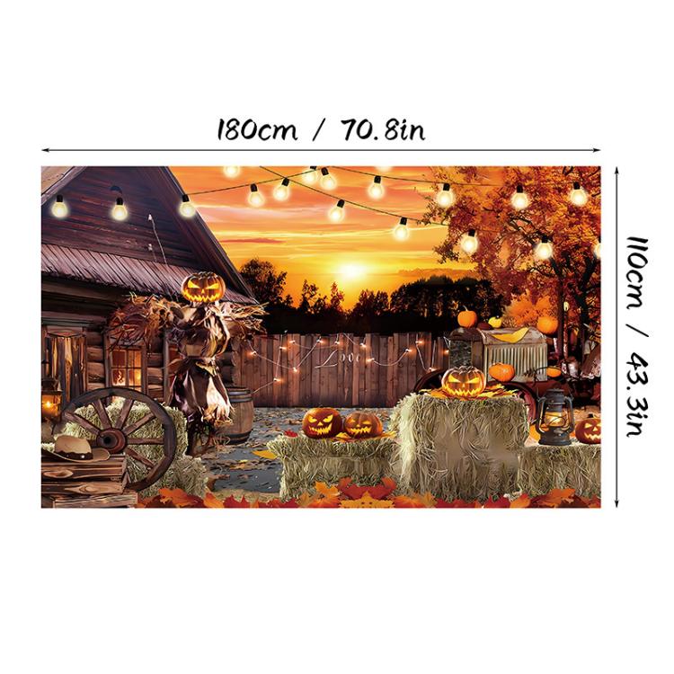 Halloween Background Banner Atmosphere-Enhancing Decorative Backdrop, 9, 12, 19, 25, 31, 36