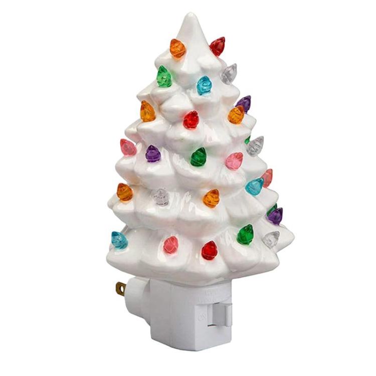 SY-001 Christmas Tree Socket Ornament Christmas Decorative Lights US Plug