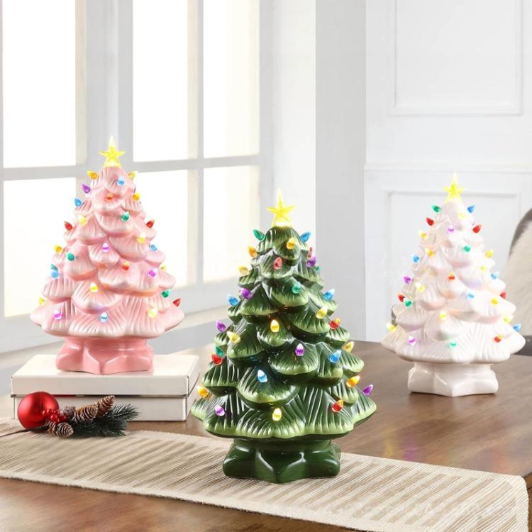 SY-001 Christmas Tree Socket Ornament Christmas Decorative Lights US Plug