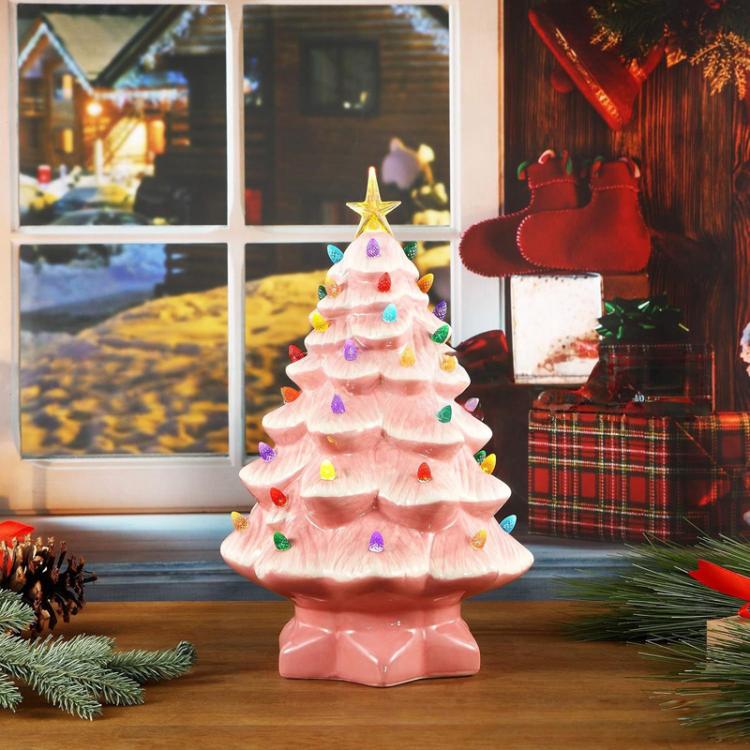 SY-001 Christmas Tree Socket Ornament Christmas Decorative Lights US Plug