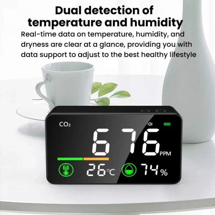 TOMO-2 Carbon Dioxide Concentration Monitor Home Air Quality Tester
