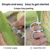 10pcs Aluminum Alloy Manual Corn Peeler