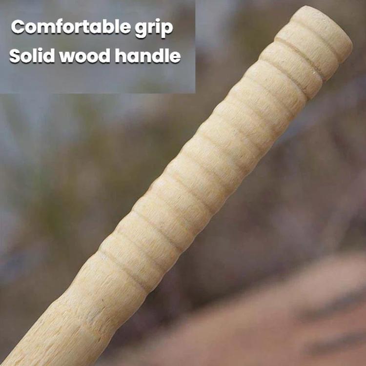 Clam Rake With Mesh Pocket Seaside Beach Rake Wooden Handle Small Iron Rake Tool, Short, Long