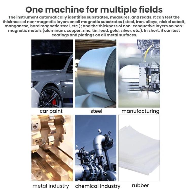 SMART SENSOR Automotive Iron And Aluminum Paint Coating Thickness Gauge