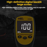 SMART SENSOR Automotive Iron And Aluminum Paint Coating Thickness Gauge