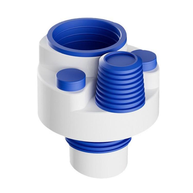 50/63/75mm PVC Pipe Universal Anti-Odor Seal Plug Kitchen Multi-Functional Drain Diverter
