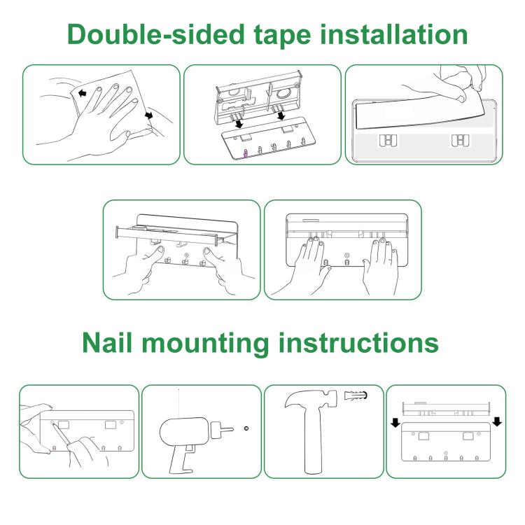 Wall-Mounted Rack for Thermomix TM31/TM5/TM6 Accessory Organizer Space-Saving Storage Shelf with Hooks