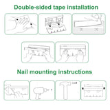 Wall-Mounted Rack for Thermomix TM31/TM5/TM6 Accessory Organizer Space-Saving Storage Shelf with Hooks