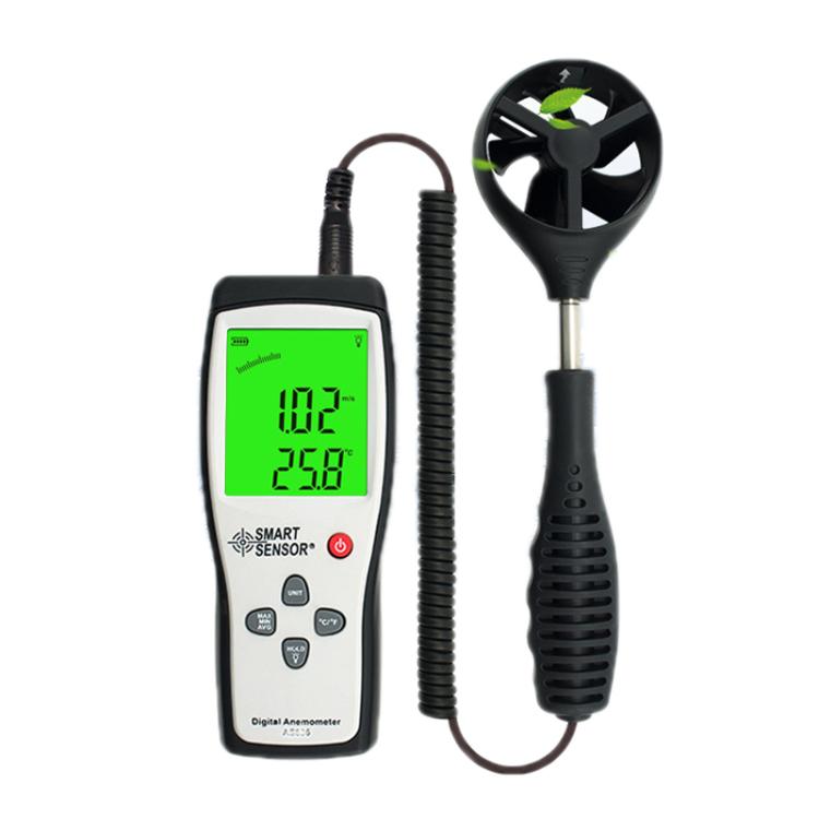SMART SENSOR Handheld High-precision Wind Speed Meter, AS836