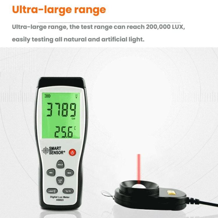 SMART SENSOR Split-Type Digital Luminance Meter