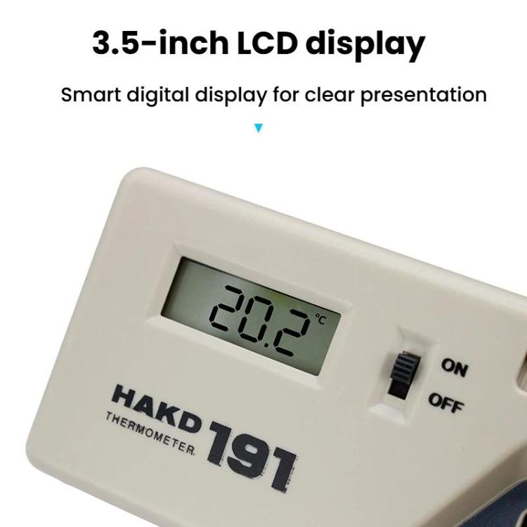HAKD 191 Soldering Iron Temperature Tester with Digital Display Welding Thermometer for Soldering Stations