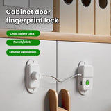 Fingerprint Child Safety Lock Window Fridge Positioner Restrictor