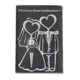2pcs Heart-Shaped Wine Stopper And Bottle Opener Set Wedding Gift Wineware Set, Zinc Alloy