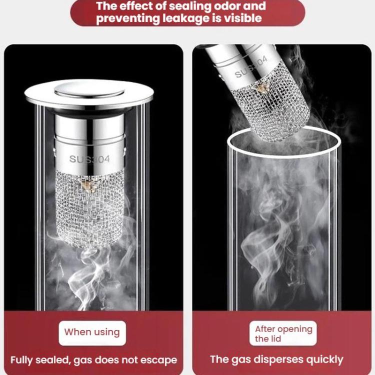 A2 Wire Basket Long Copper Core Basin Drainer Bouncing Core Washbasin Leakage Plug, Large Caliber 33-40mm, Small Caliber 29-32mm