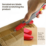 Multi-purpose Tape Cutter Box Opening Knife Anti-cut Automatic Rebound Utility Knife