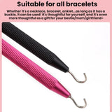 10pcs Jewelry Wearing Hooks Bracelet Metal Aids