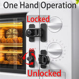 2pcs Child Proof Refrigerator Lock No-Drill Anti-Pinch Baby Safety Lock