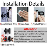 2pcs Child Proof Refrigerator Lock No-Drill Anti-Pinch Baby Safety Lock