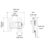 2pcs Child Proof Refrigerator Lock No-Drill Anti-Pinch Baby Safety Lock