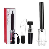 4pcs Wine Air Pressure Bottle Opener Wine Vacuum Cylinder Opener, Plastic, Aluminum Alloy