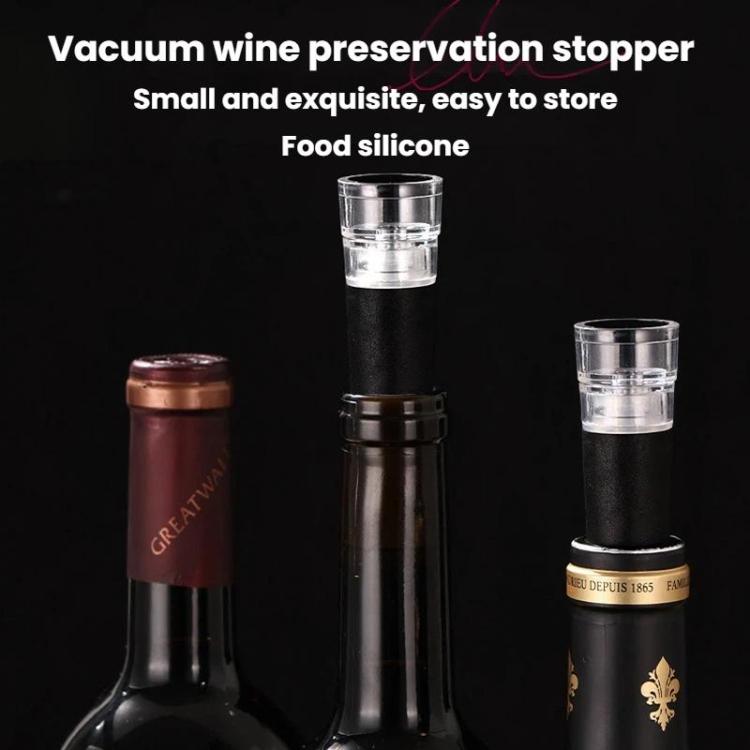 4pcs Wine Air Pressure Bottle Opener Wine Vacuum Cylinder Opener, Plastic, Aluminum Alloy