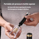 4pcs Wine Air Pressure Bottle Opener Wine Vacuum Cylinder Opener, Plastic, Aluminum Alloy
