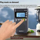 RIZFLY MY518 Portable FM/AM 2-Band Bluetooth Transmitter Radio