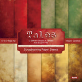 R2548 6 Inch 24 Sheets DIY Photo Album Journal Scrapbook Paper Single-Sided Patterned Background Paper