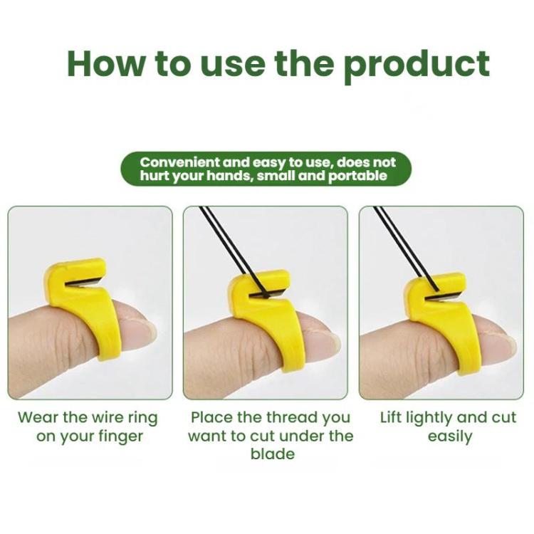 10pcs Cross Stitch Household Hand Sewing Thread Cutting Ring Knife