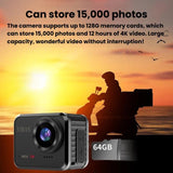 VIRAN Mini V8 Portable HD Action Camera Cycling Outdoor Dashboard Camera, Mini V8