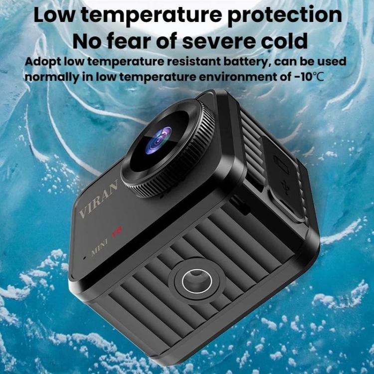 VIRAN Mini V8 Portable HD Action Camera Cycling Outdoor Dashboard Camera, Mini V8