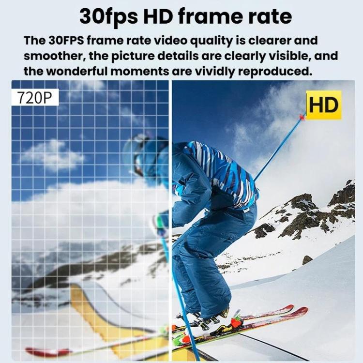 VIRAN Mini V8 Portable HD Action Camera Cycling Outdoor Dashboard Camera, Mini V8