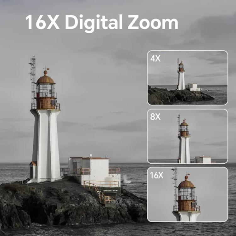 DC226 8K Camcorder With Front/Rear 48MP Dual Cameras, 3.2-Inch HD Touch Screen, LED Flash, HDMI Output & WiFi Transfer, EU Plug, US Plug, UK Plug