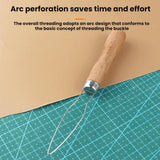 10pcs Clothing Button Quick Threader Manual DIY Tool