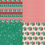 R2546 6 Inch 24 Sheets Christmas Journal Scrapbook Paper Single-Sided Patterned Background Paper
