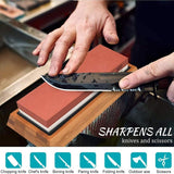 Outdoor Kitchen Double-Sided Sharpening Stone Set