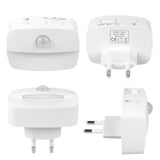 Smart Motion Sensor Night Light 3 Color Temperatures Plug-in Light for Bedroom, Hallway, Stairs, EU Plug, US Plug
