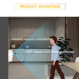 Smart Motion Sensor Night Light 3 Color Temperatures Plug-in Light for Bedroom, Hallway, Stairs, EU Plug, US Plug